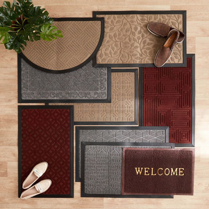 Welcome Embossed PVC Doormat - 40x60 cms