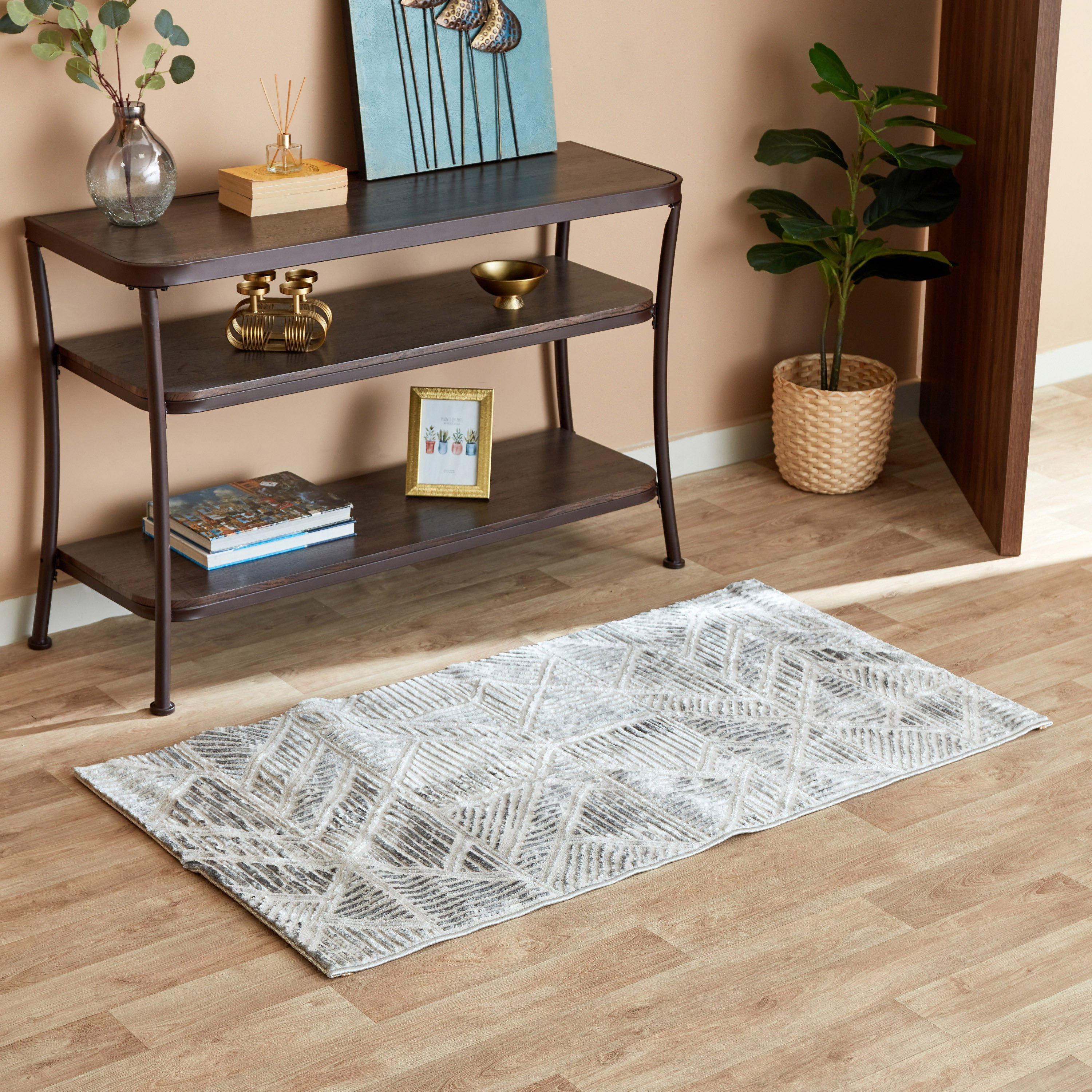 سجادة بولي بروبلين مقاومة للبقع من فيرا - 80x150 سم-hbxdecorandfurnishings-floorcoverings-rugs-image-1