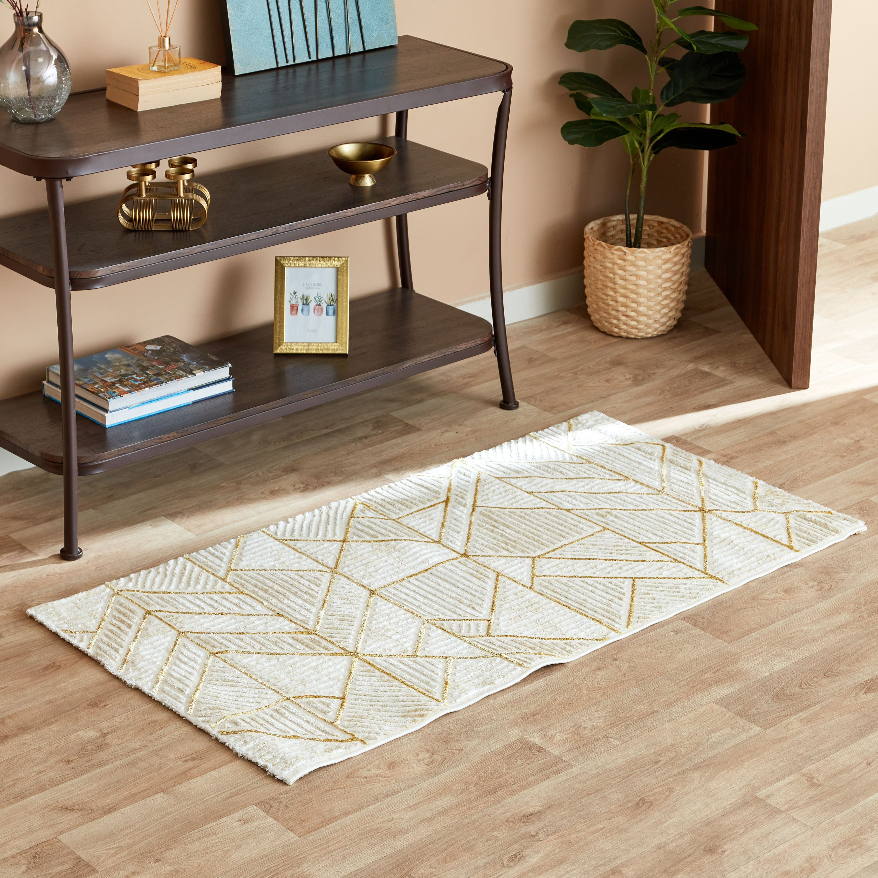 سجادة بولي بروبلين مقاومة للبقع من فيرا - 80x150 سم-hbxdecorandfurnishings-floorcoverings-rugs-image-1