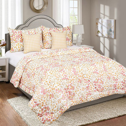 Madison Celtic Ditsy 5-Piece Floral Print Cotton King Comforter Set - 220x240 cms