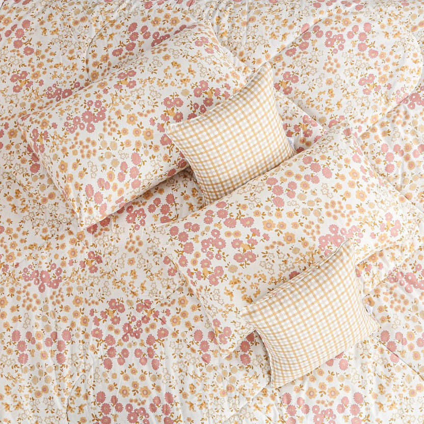 Madison Celtic Ditsy 5-Piece Floral Print Cotton King Comforter Set - 220x240 cm-Comforter Sets-image-1