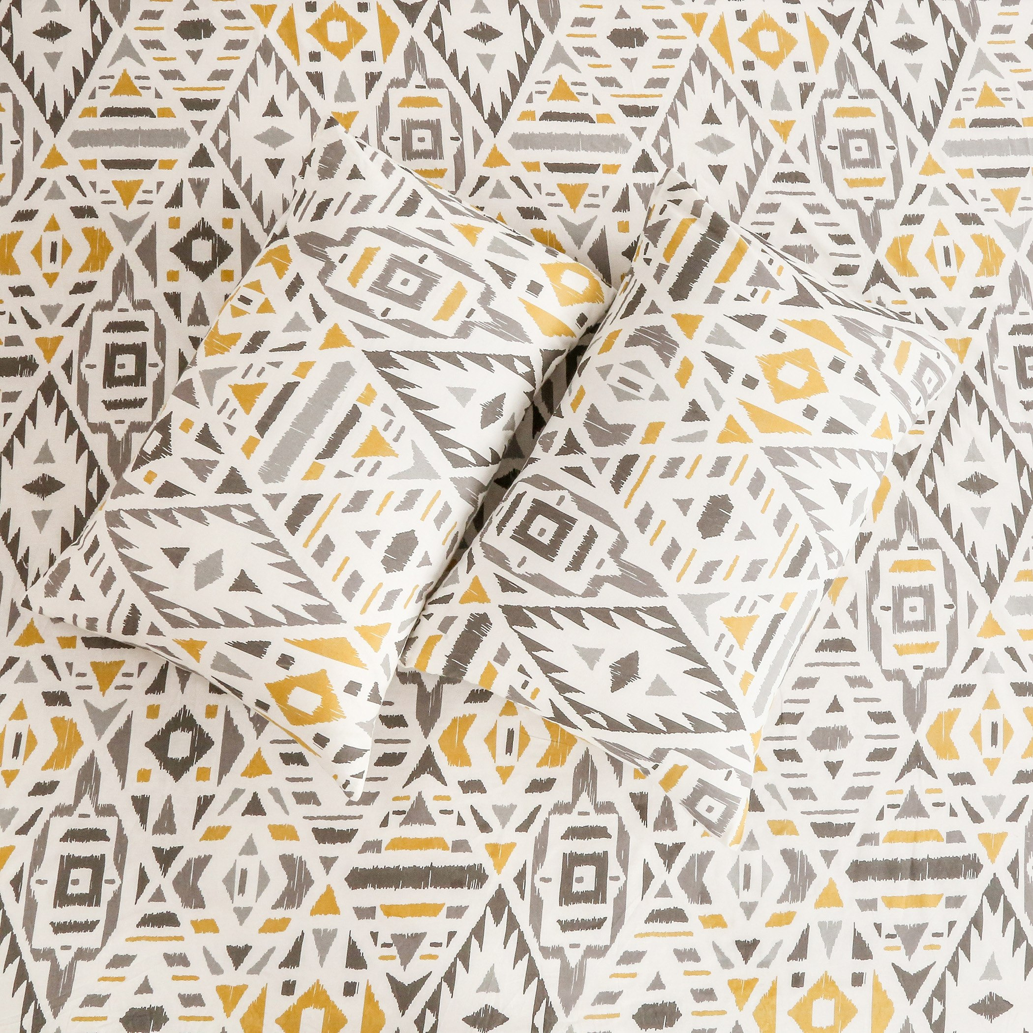 طقم غطاء لحاف كينج قطن مبطن بطبعات 3 قطع من أورورا - 220x220 سم-hbxhomeware-hbxdecorandfurnishings-image-2