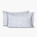 Houston Noire 2-Piece Distressed Gio Print Cotton Pillow Sham Set - 50x75+5 cm-Sheets and Pillow Covers-thumbnail-0