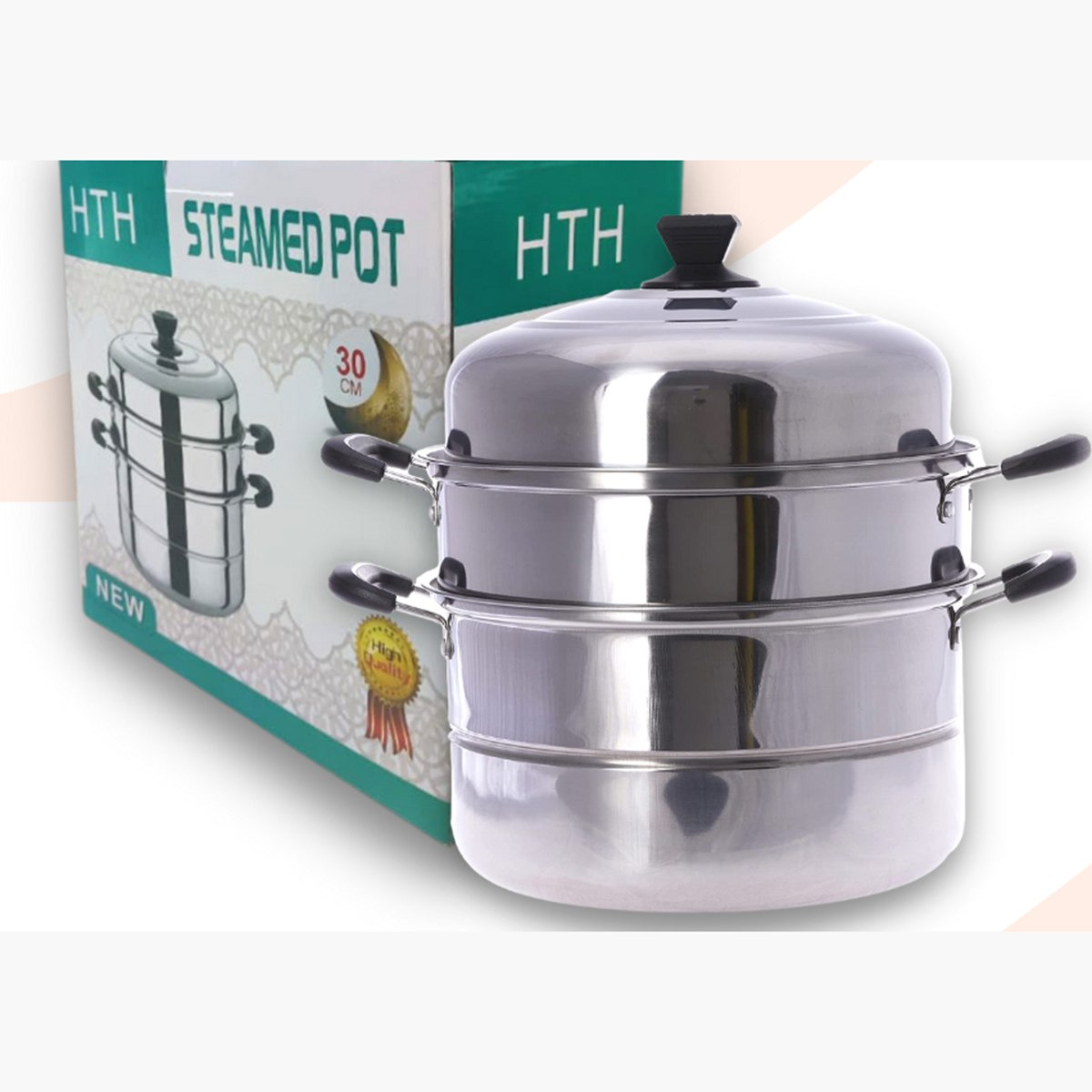 قدر بخار ستانلس ستيل 3 طبقات من أكورد - 30 سم-hbxhomeware-hbxkitchen-image-3