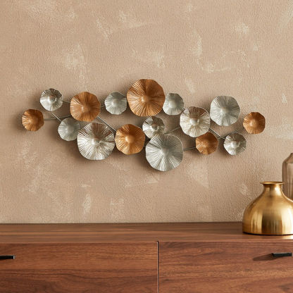 Percy Round Cluster Metal Wall Art - 27x5x75 cms
