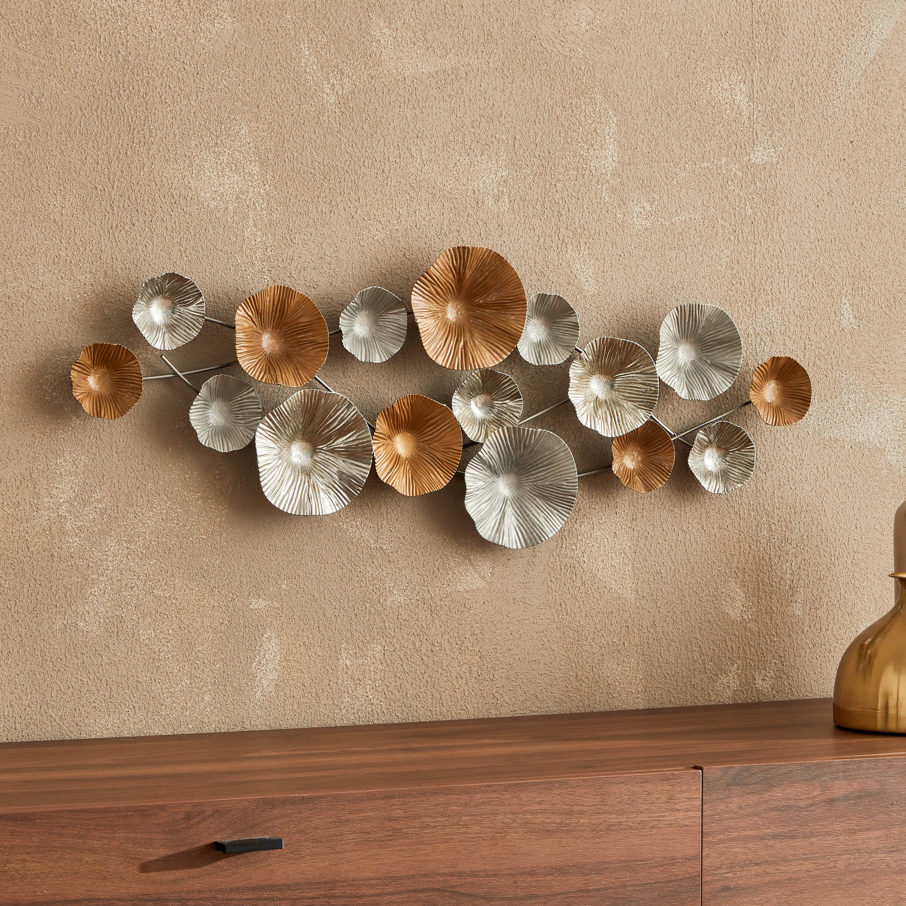 Percy Round Cluster Metal Wall Art - 27x5x75 cm-hbxlivingroom-walldecor-wallart-image-2