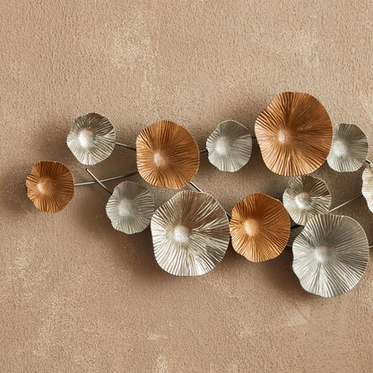 Percy Round Cluster Metal Wall Art - 27x5x75 cm
