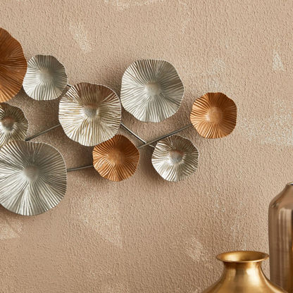 Percy Round Cluster Metal Wall Art - 27x5x75 cms