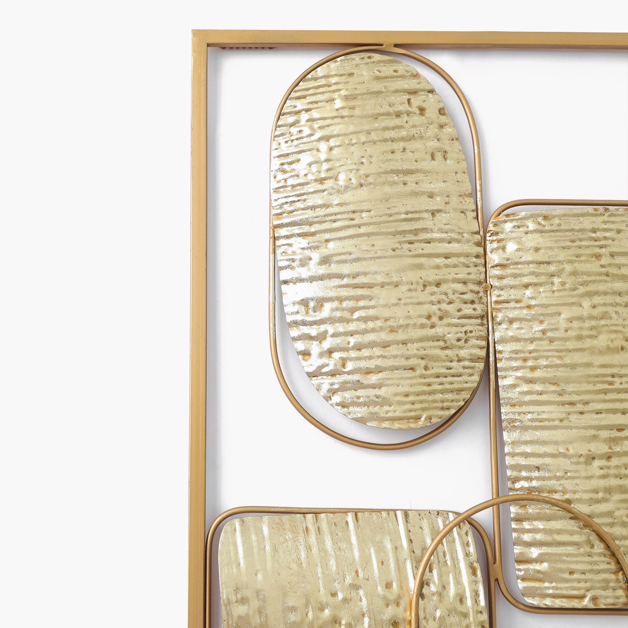 زينة حائط معدنية مستطيلة من بيرسي - 31x3x90 سم-hbxlivingroom-walldecor-wallart-image-5