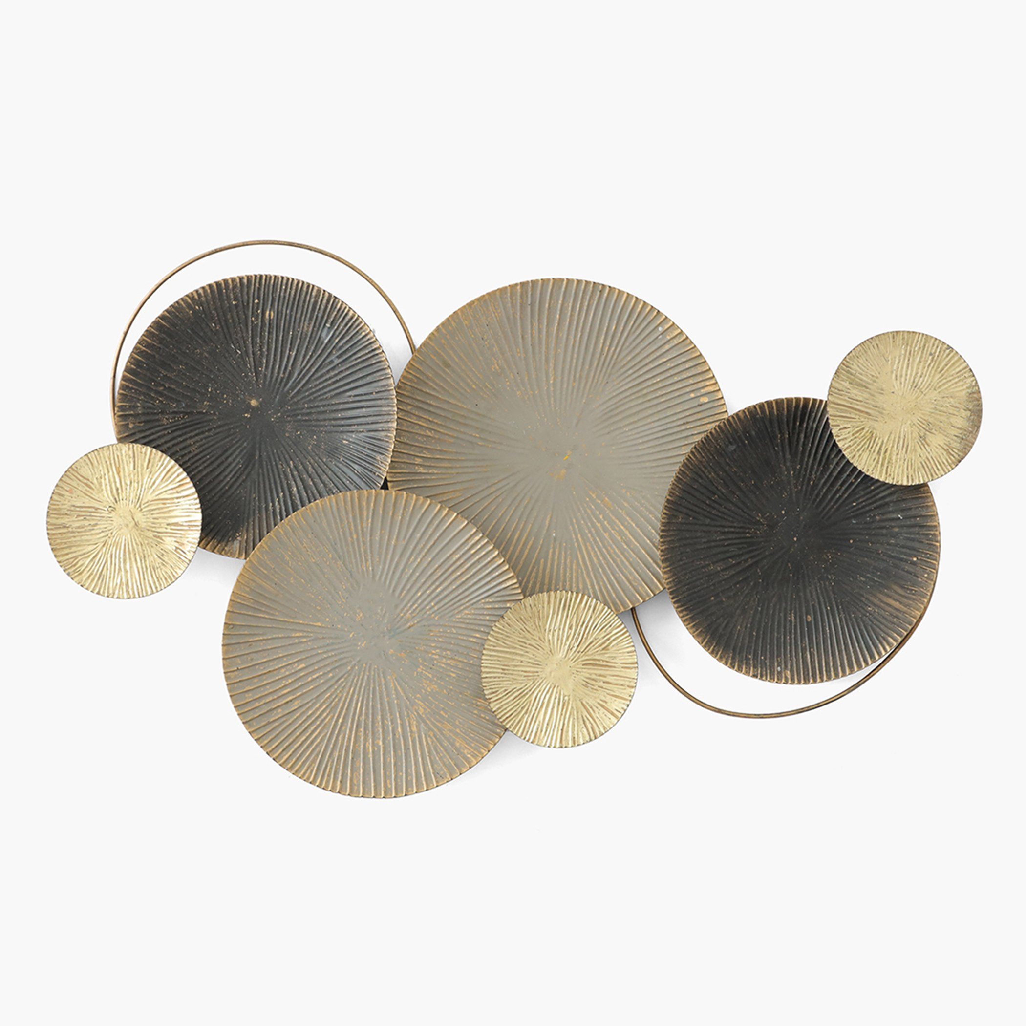 Percy Round Cluster Metal Wall Art - 80x4x48 cm-hbxlivingroom-walldecor-wallart-image-2