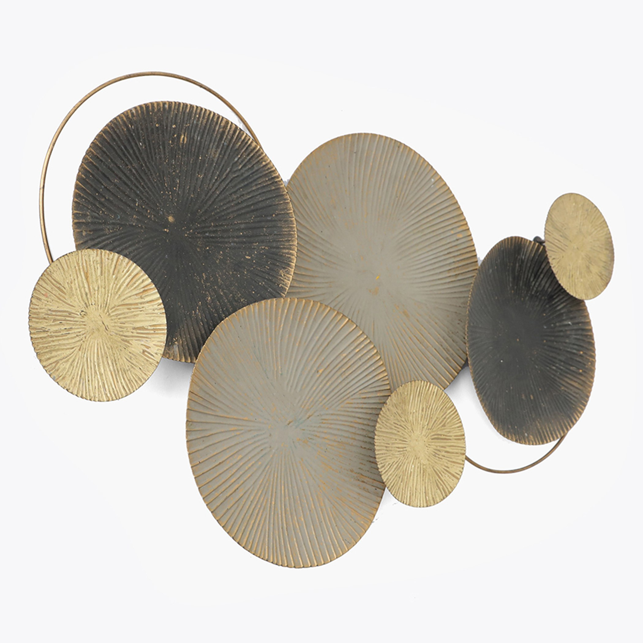 Percy Round Cluster Metal Wall Art - 80x4x48 cm-hbxlivingroom-walldecor-wallart-image-3