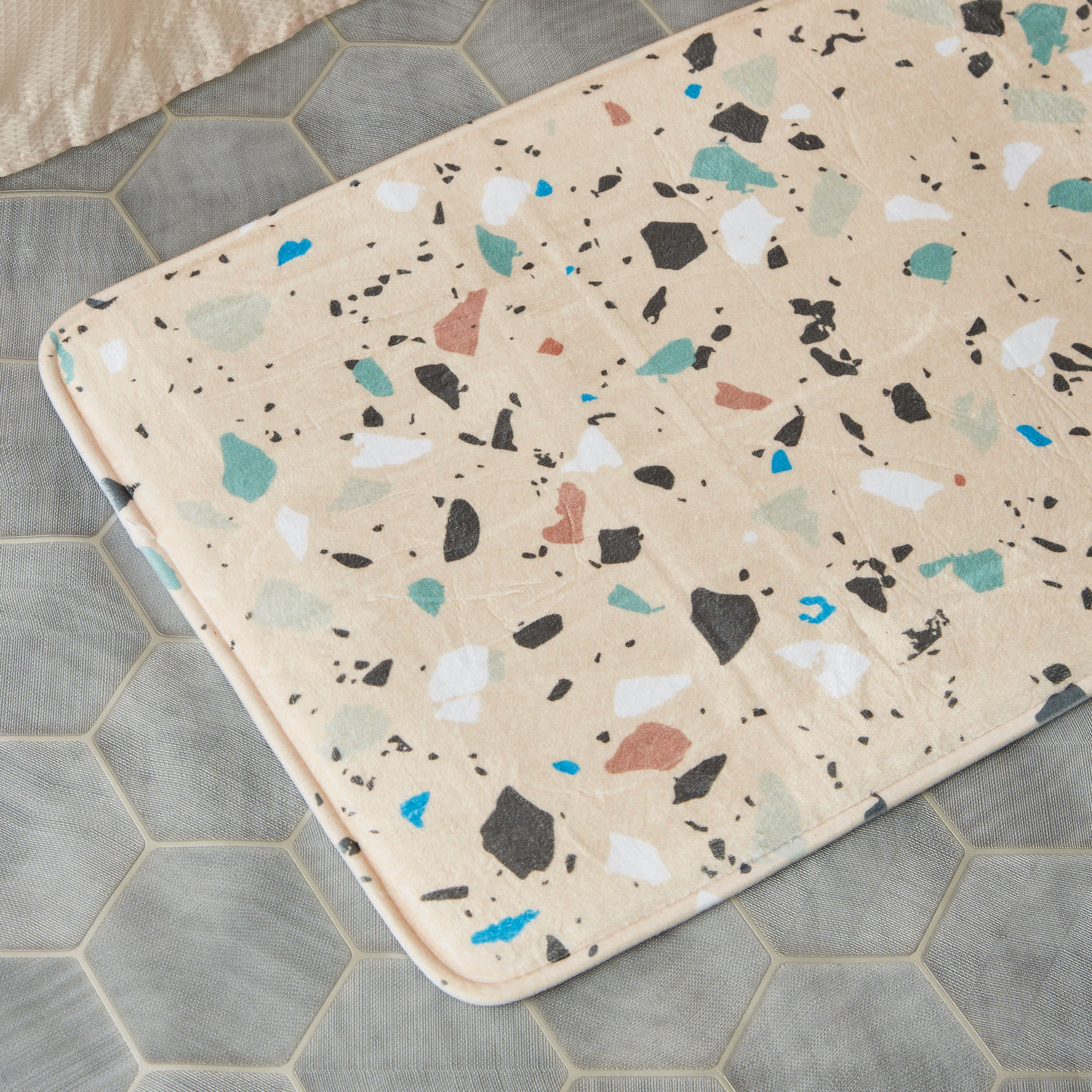 سجادة حمّام إسفنج بطبعات من أورورا - 45x75 سم-hbxbedroom-floorcoverings-bathmats-image-2