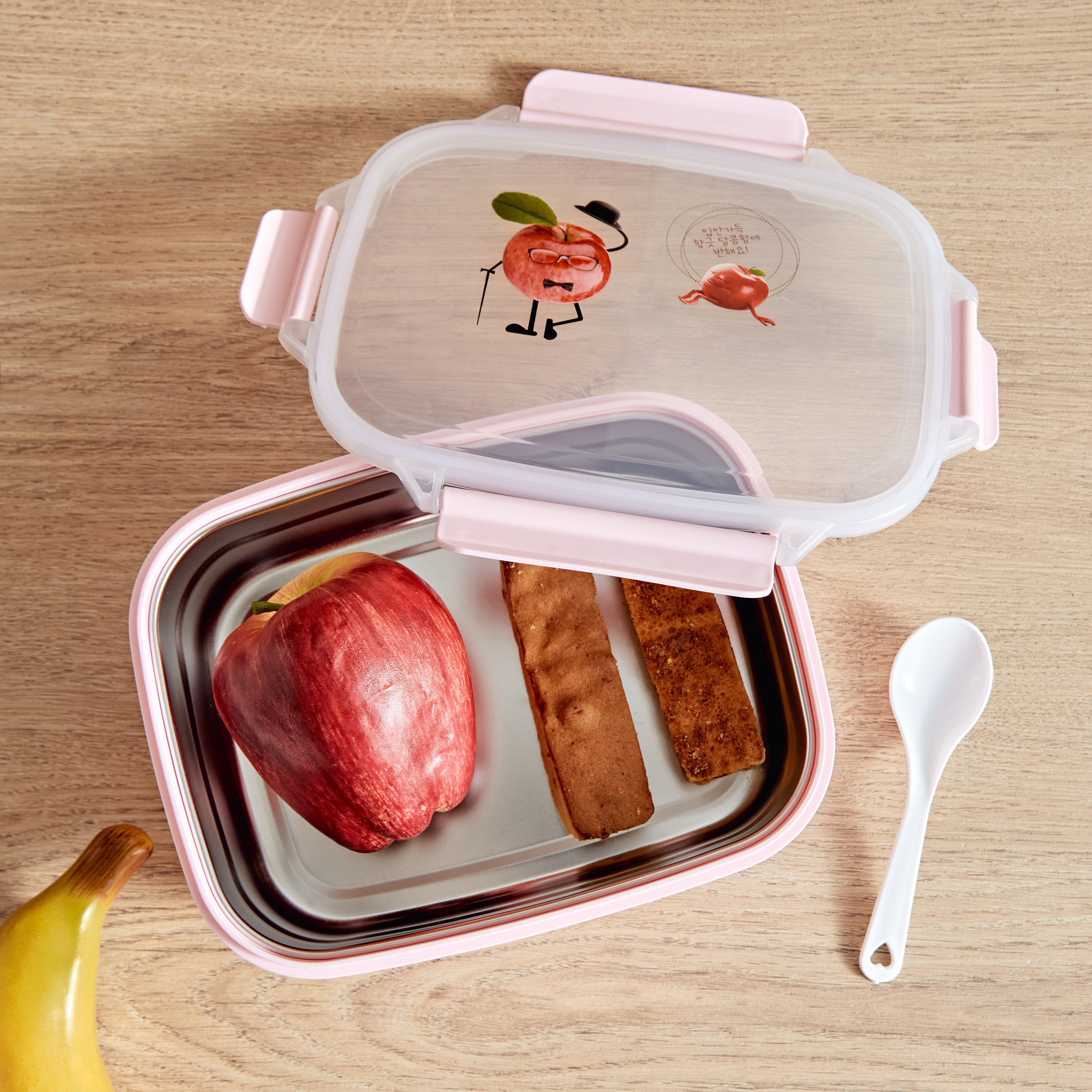 صندوق غداء ستانلس ستيل من نيو - 22×17×7.5 سم-hbxhomeware-hbxkidsandyouth-image-5