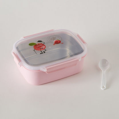 Neo Stainless Steel Lunch Box - 22x17x7.5 cms