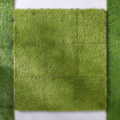 Meadow Essential 9-Piece Artificial Grass Tiles Set - 30x30 cms