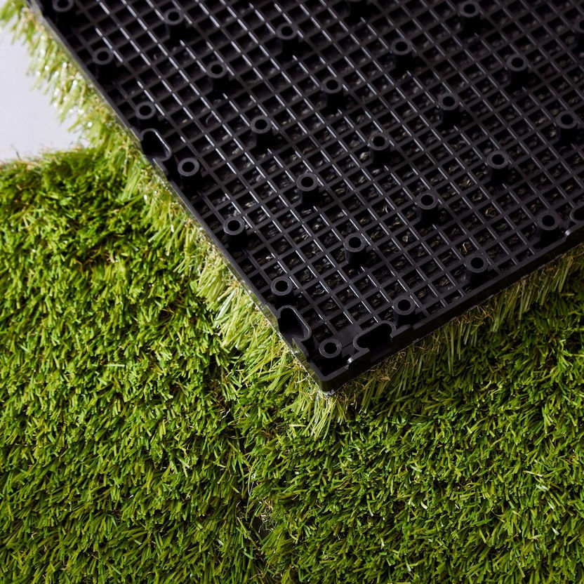 Meadow Essential 9-Piece Artificial Grass Tiles Set - 30x30 cm-Diy and Garden-image-3
