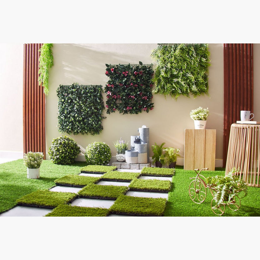Meadow Essential 9-Piece Artificial Grass Tiles Set - 30x30 cm-Diy and Garden-image-5