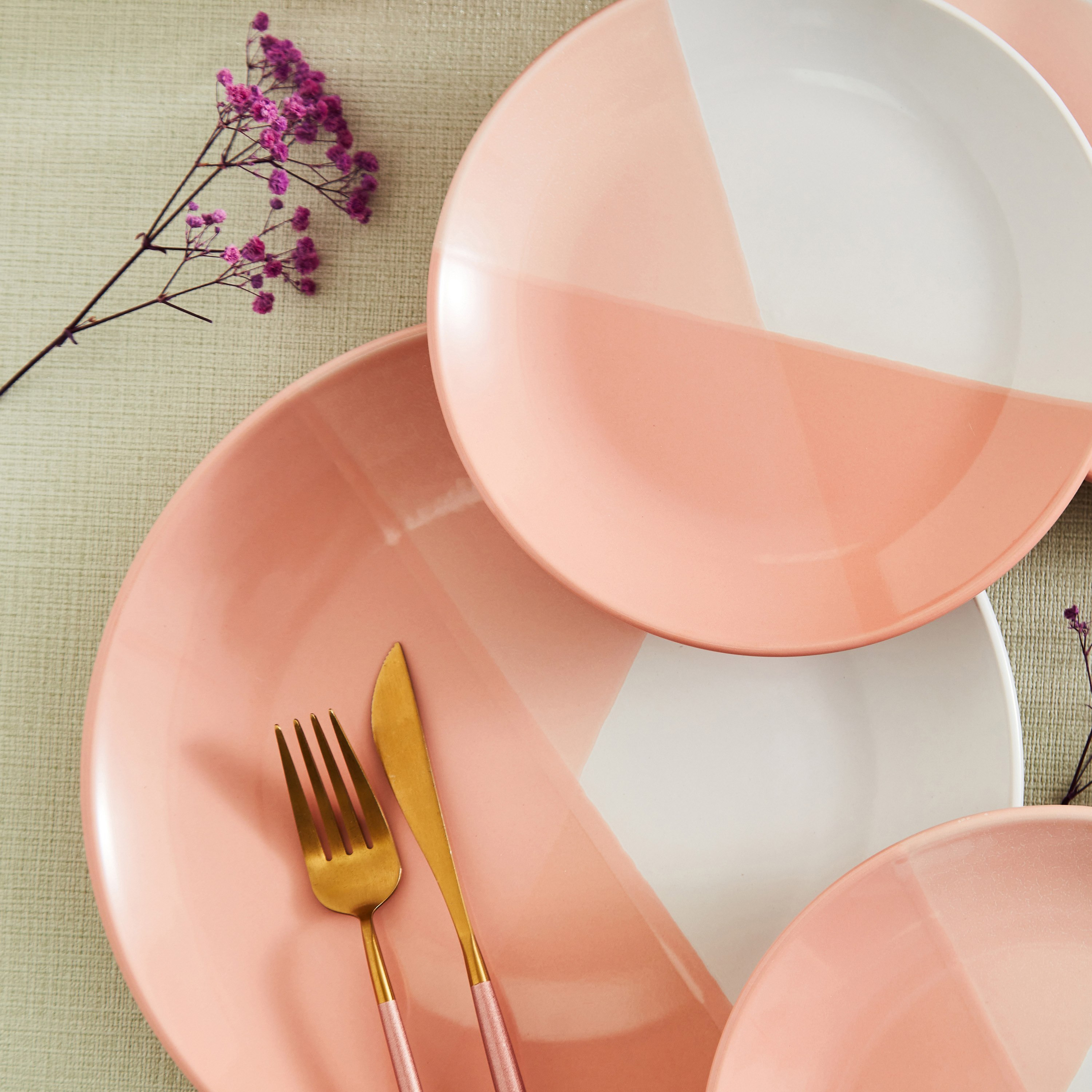 طقم عشاء من تراي كلر -  12 قطعة-hbxhomeware-hbxkitchen-image-3