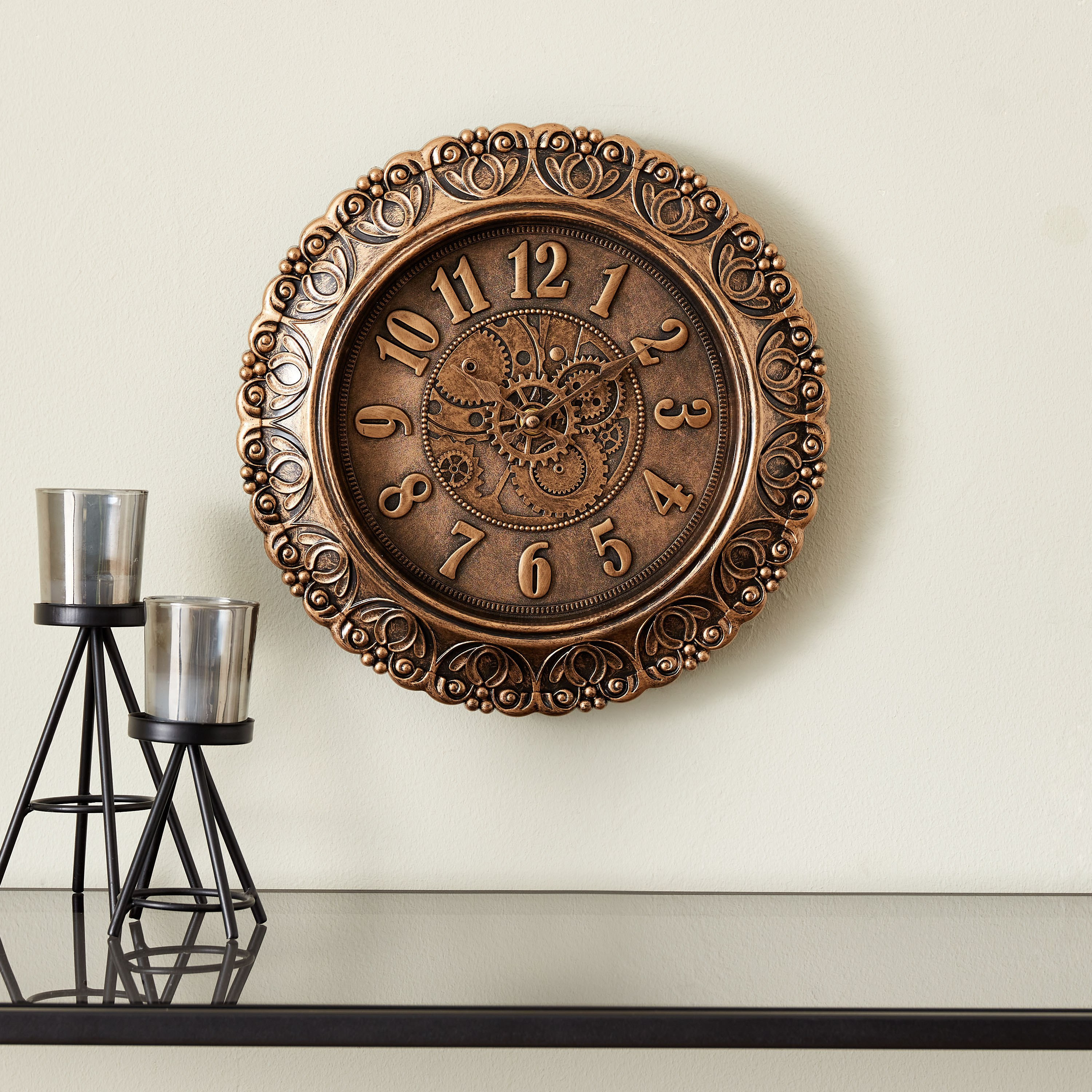 ساعة حائط بتصميم ترس من جيست - 31 سم-hbxhomeware-hbxdecorandfurnishings-image-1