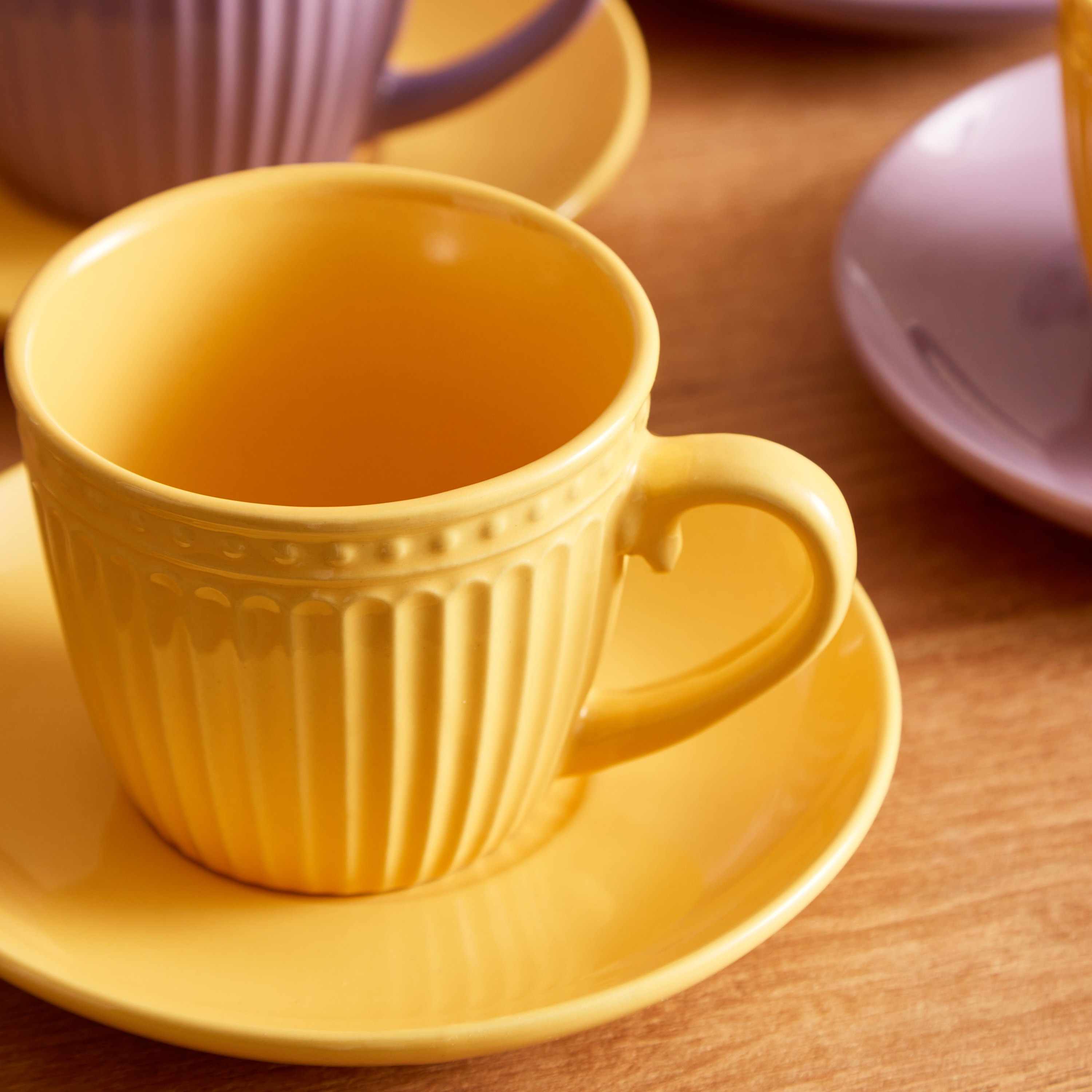 طقم فناجين بصحون فناجين خزف مع حامل 13 قطعة-hbxhomeware-hbxkitchen-image-4