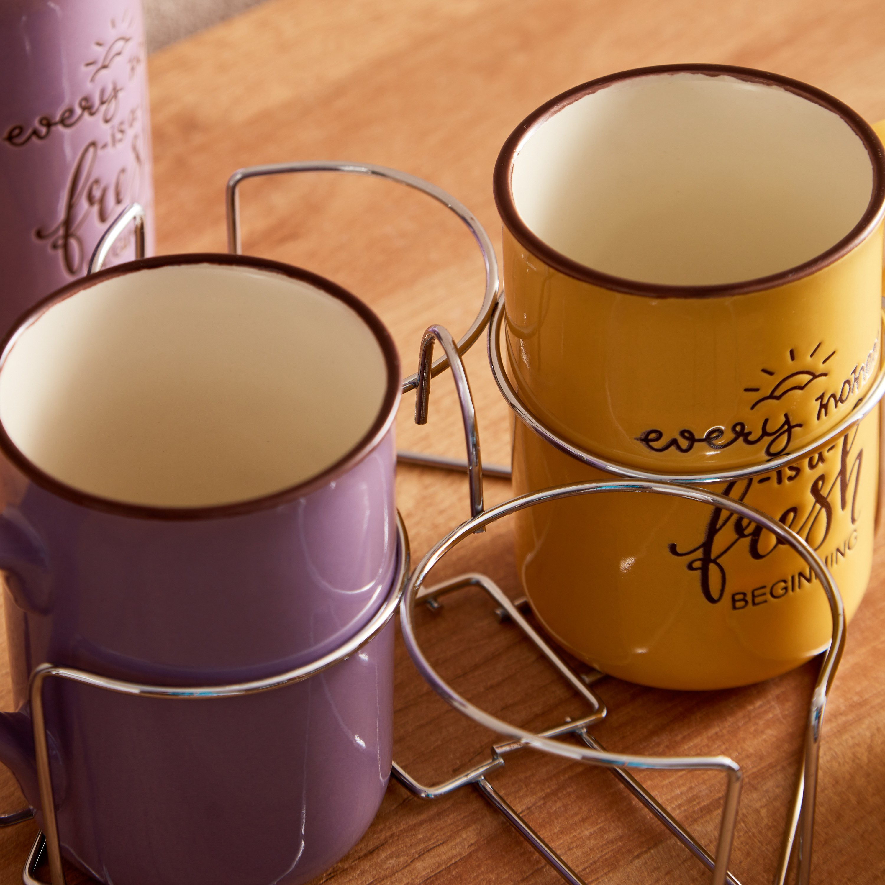 طقم مج قهوة خزف 5 قطع مع حامل-hbxhomeware-hbxkitchen-image-3