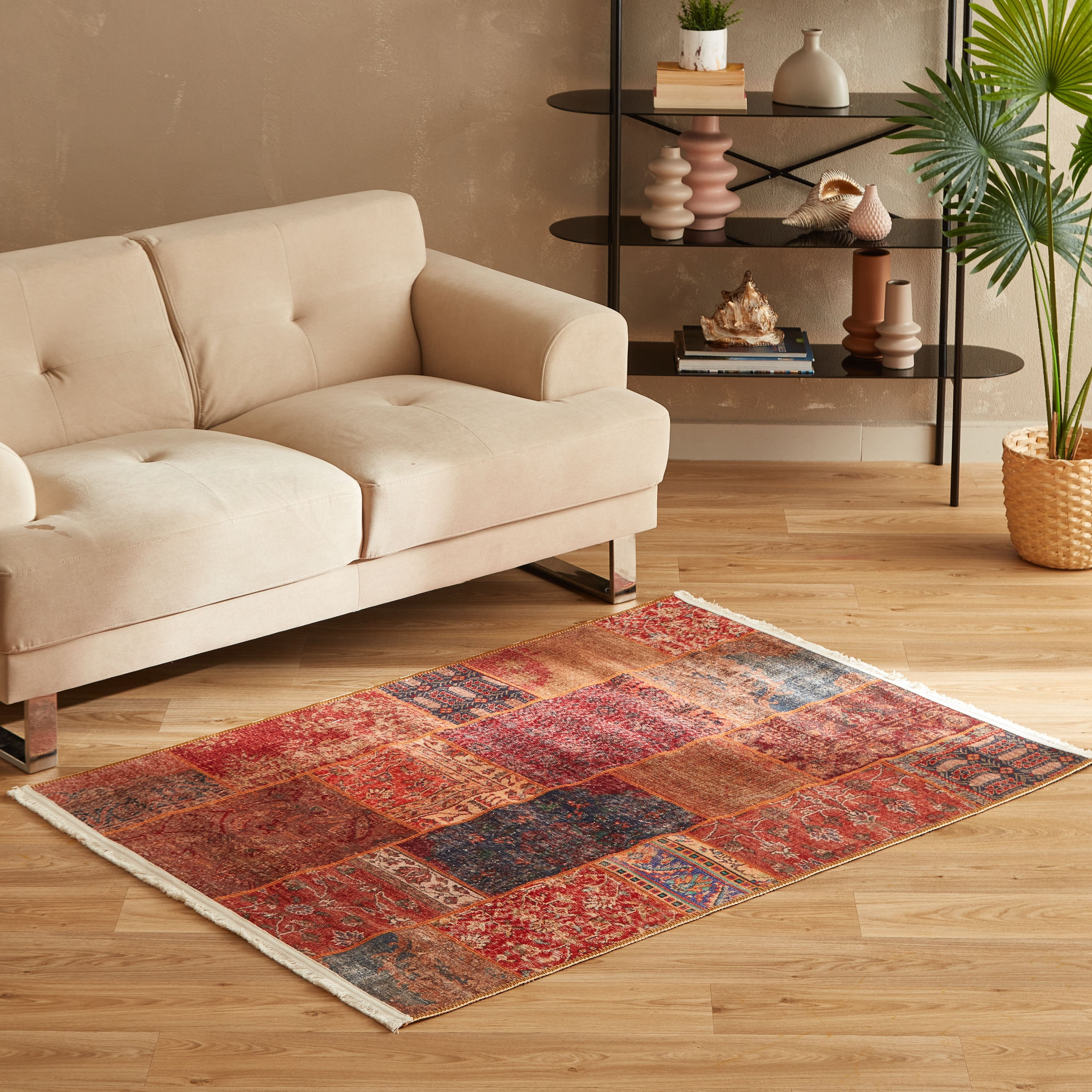 سجادة بطبعات من كاسي - 160x115 سم-hbxdecorandfurnishings-floorcoverings-rugs-image-1