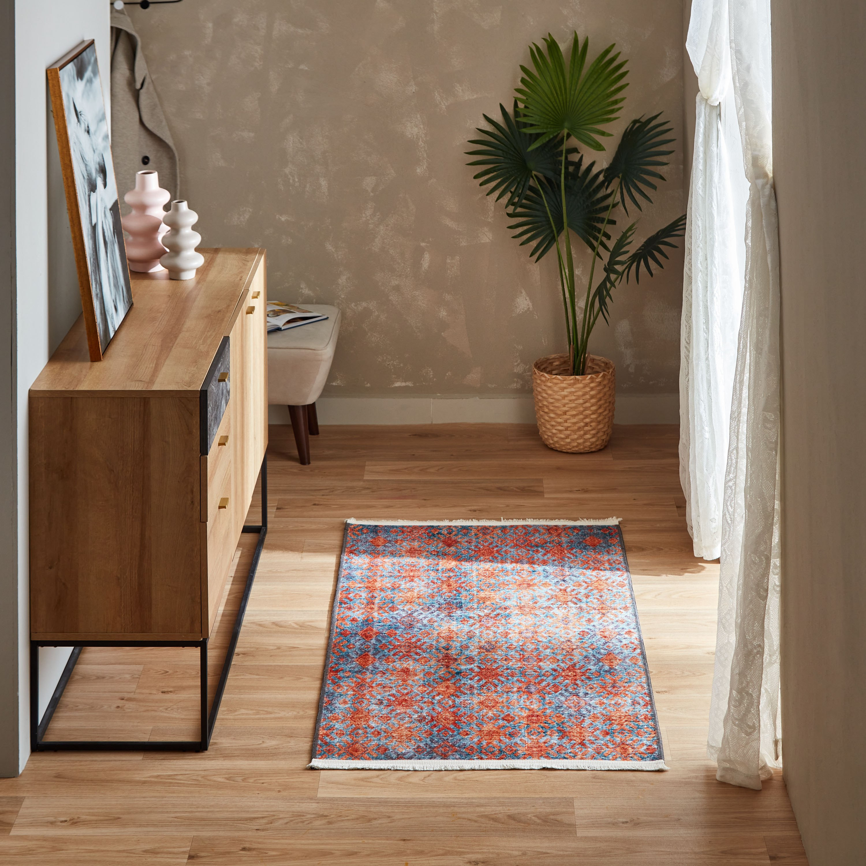سجادة بطبعات - إيدا - 150x80 سم-hbxdecorandfurnishings-floorcoverings-rugs-image-1