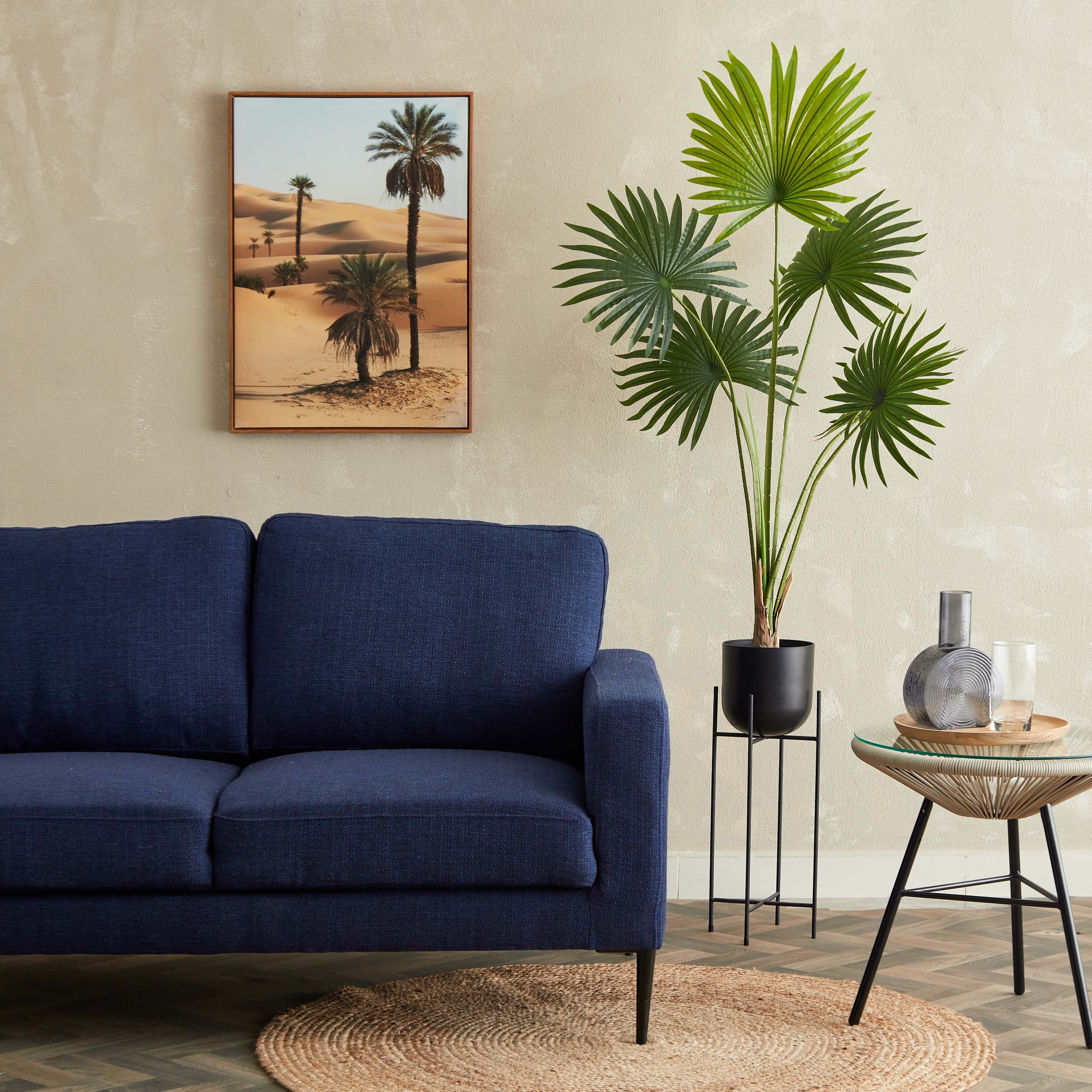 شجرة نخلة من تيودورا - 120 سم-hbxdecorandfurnishings-homeaccessories-artificialflowersandplants-image-4