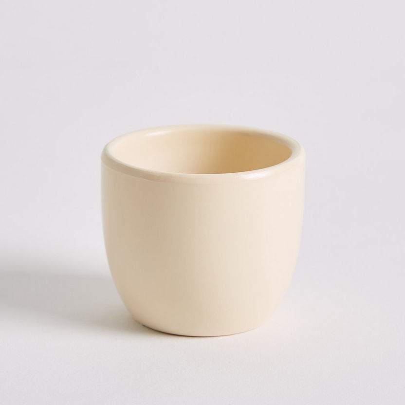 Sansa Ribbed Ceramic Pot - 6x6x5 cm-Planters and Urns-image-4