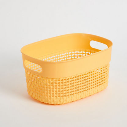Knit Basket without Lid - 23.4x16.8x12 cm-Bathroom Storage-image-5