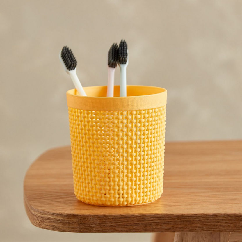 Knit Toothbrush Holder - 10x11 cm-Bathroom Storage-image-0