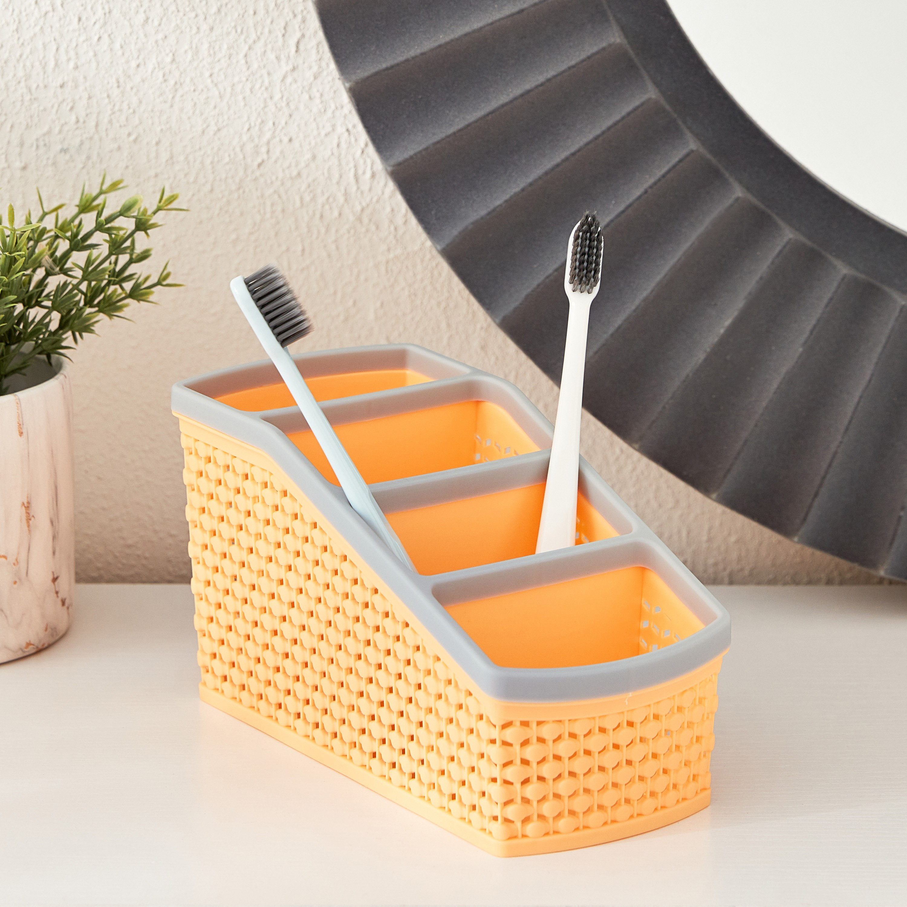 منظم تخزين بـ4 أقسام من نيت - 18.7x8x10 سم-hbxhomeware-hbxbathroom-image-1