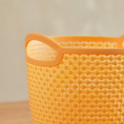 Knit Round Storage Basket - 19x15.2 cms