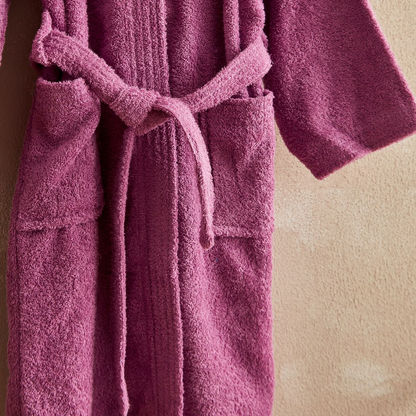 Essential Kids' Hooded Bathrobe - Medium-Bathroom Textiles-image-2