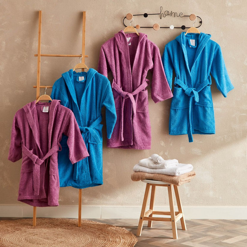 Essential Kids' Hooded Bathrobe - Medium-Bathroom Textiles-image-5
