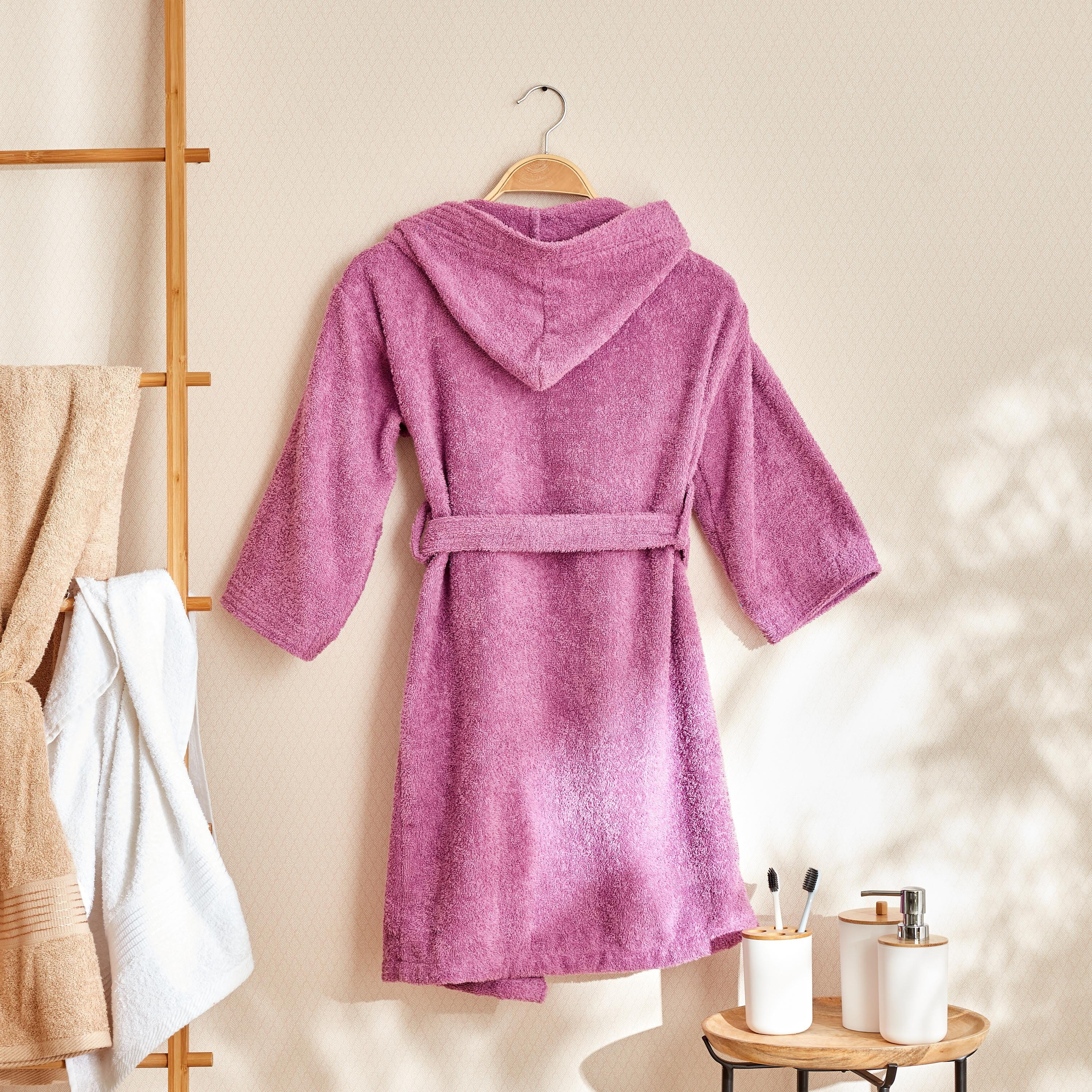 Essential Kids' Hooded Bathrobe - Large-hbxhomeware-hbxkidsandyouth-image-4