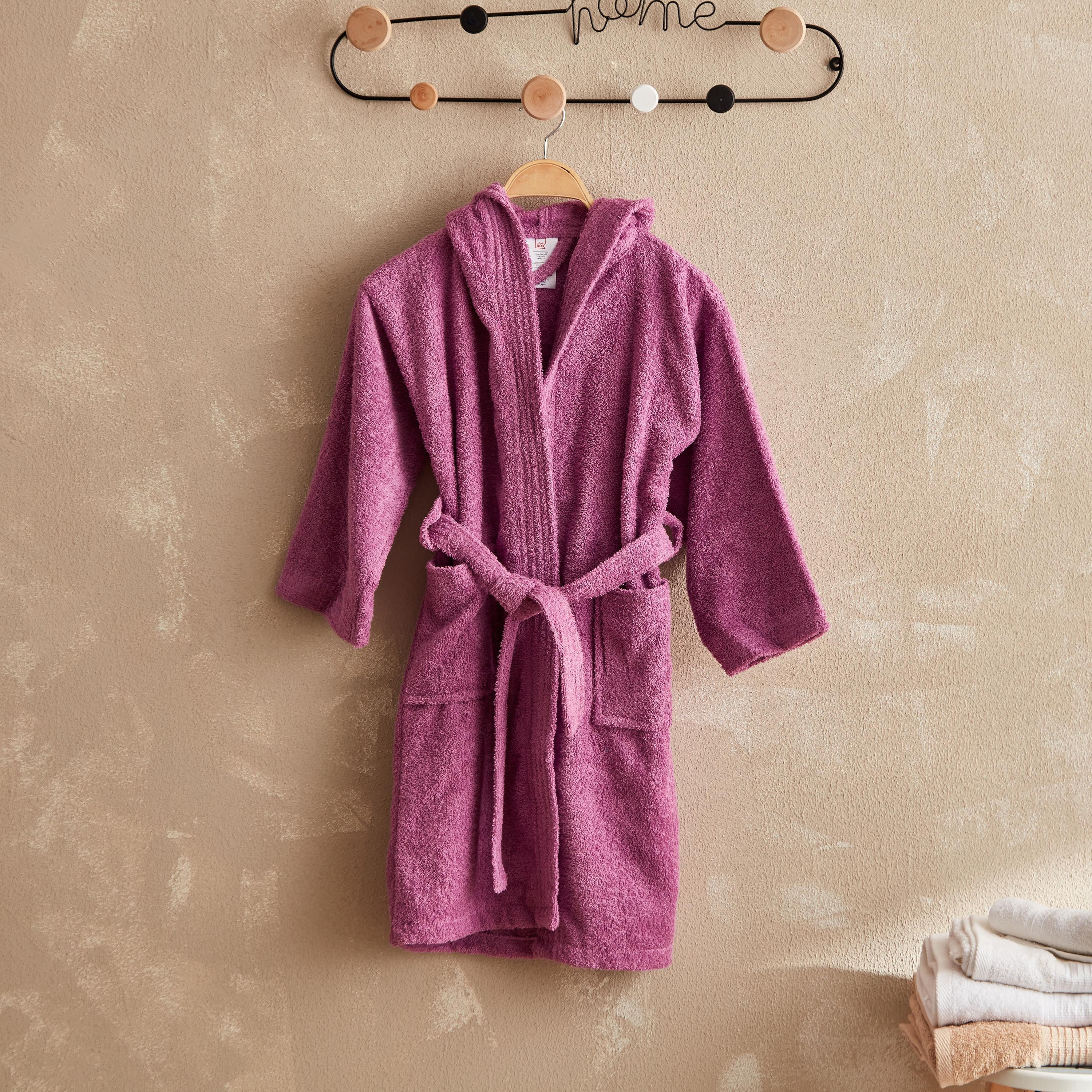 روب حمام للأطفال بقبعة من إسينشيال - إكس لارج-hbxhomeware-hbxkidsandyouth-image-1