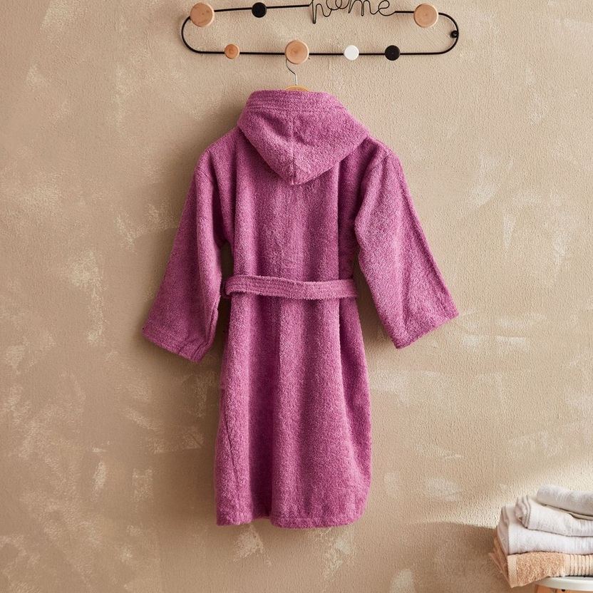 Essential Hooded Kids' Bathrobe - X Large-Bathroom Textiles-image-3