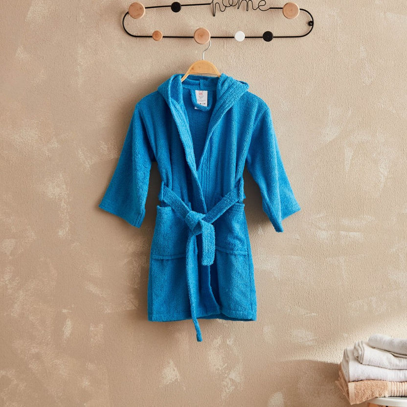 Essential Kids Hooded Bathrobe - Medium-Bathroom Textiles-image-0