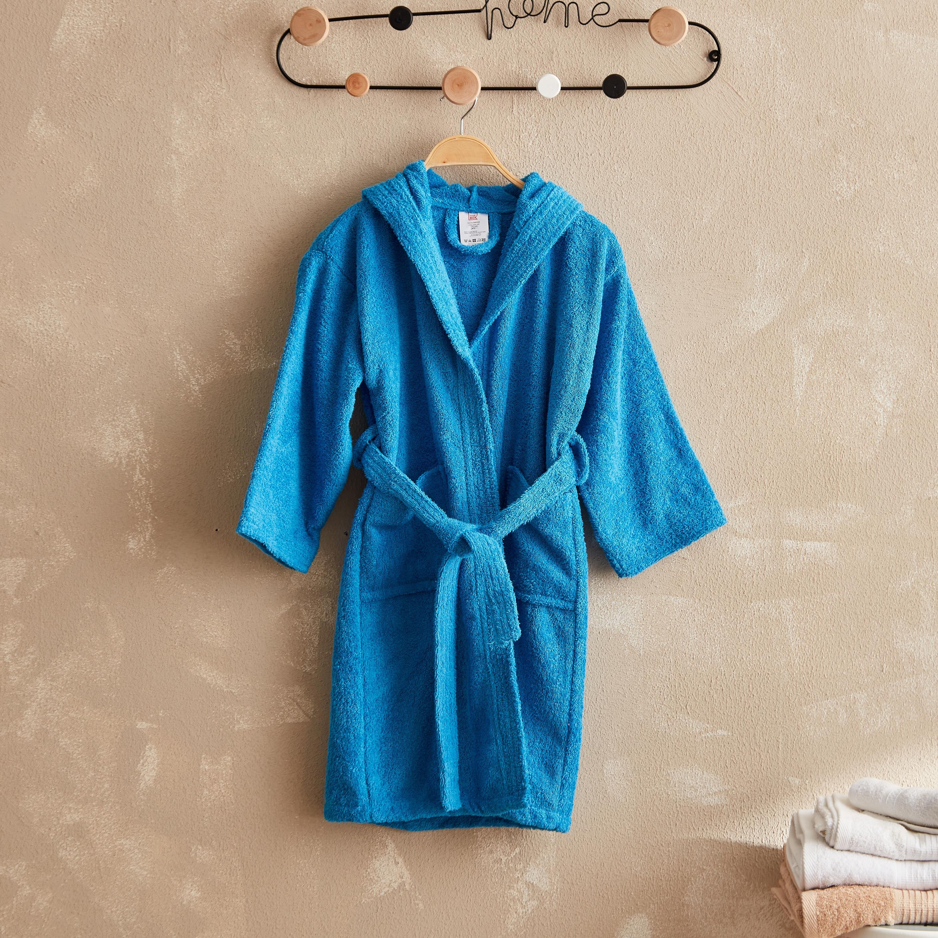 روب حمام للأطفال بقبعة من إسينشيال - إكس لارج-hbxhomeware-hbxkidsandyouth-image-1