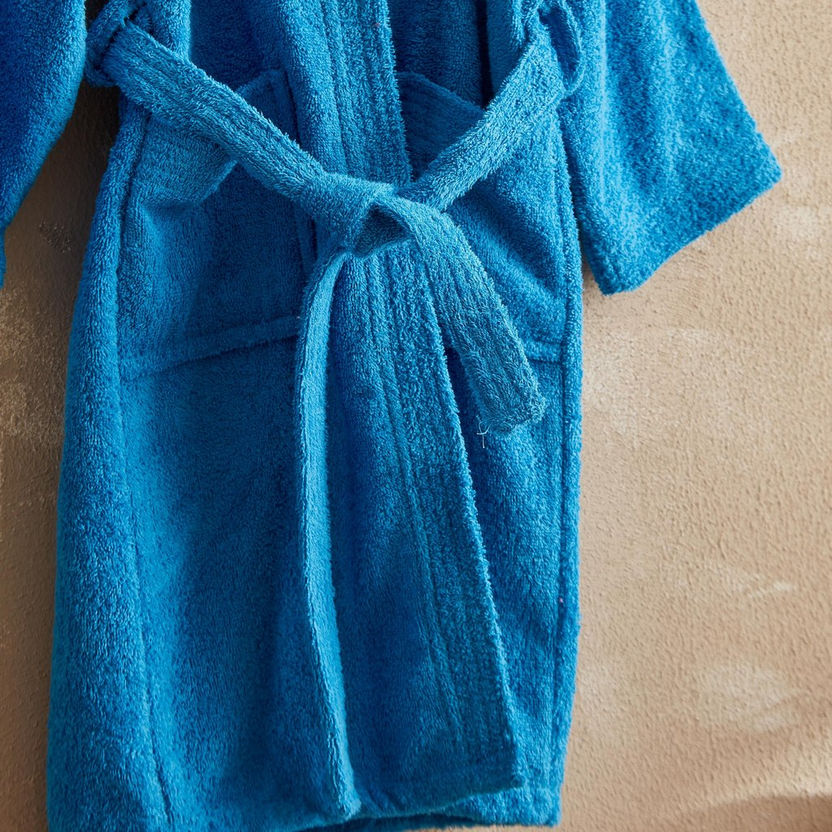 Essential Hooded Kids' Bathrobe - X Large-Bathroom Textiles-image-2