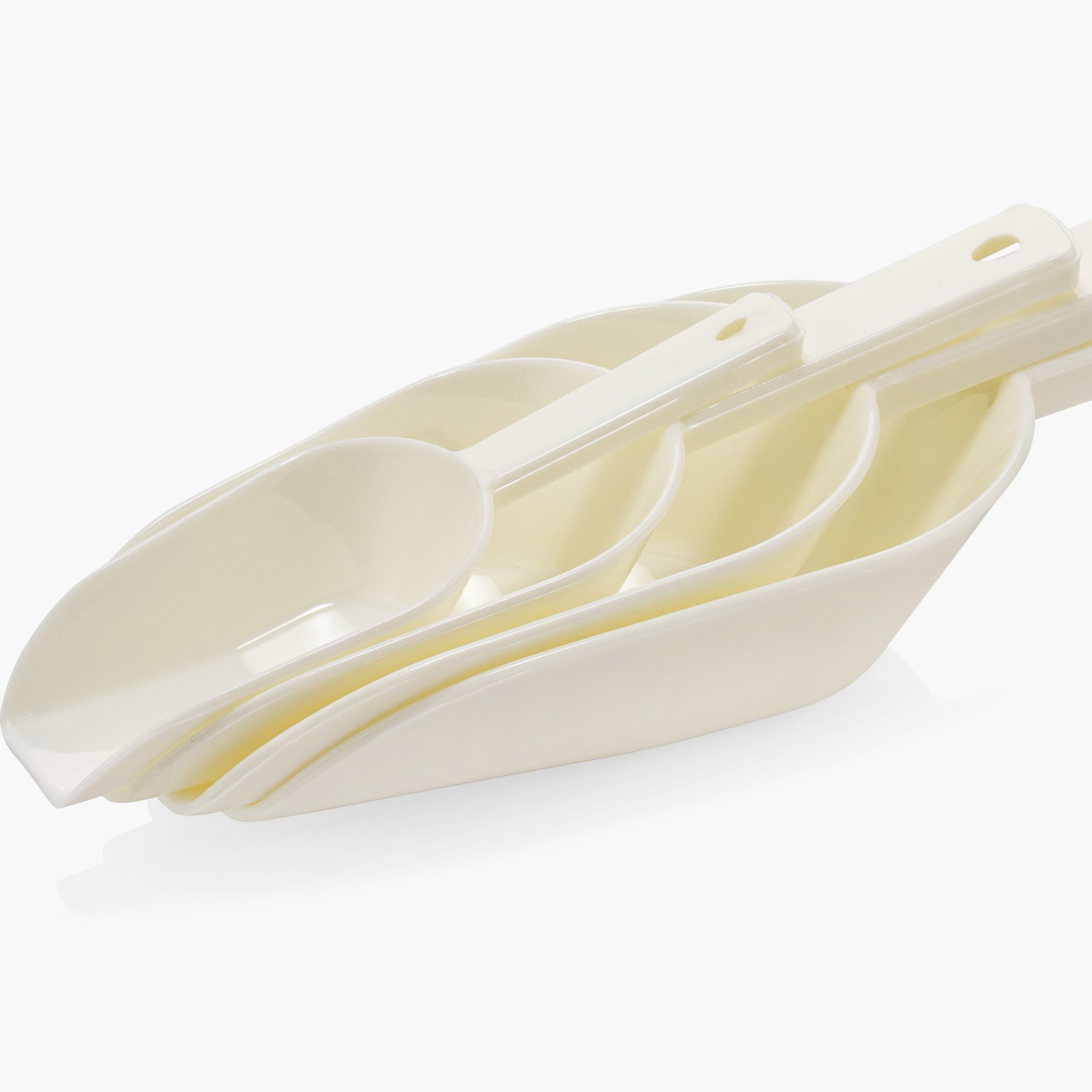 طقم ملاعق مطبخ على شكل مجرفة 4 قطع من ريفا - 20x8.5x4 سم-hbxhomeware-hbxkitchen-image-1
