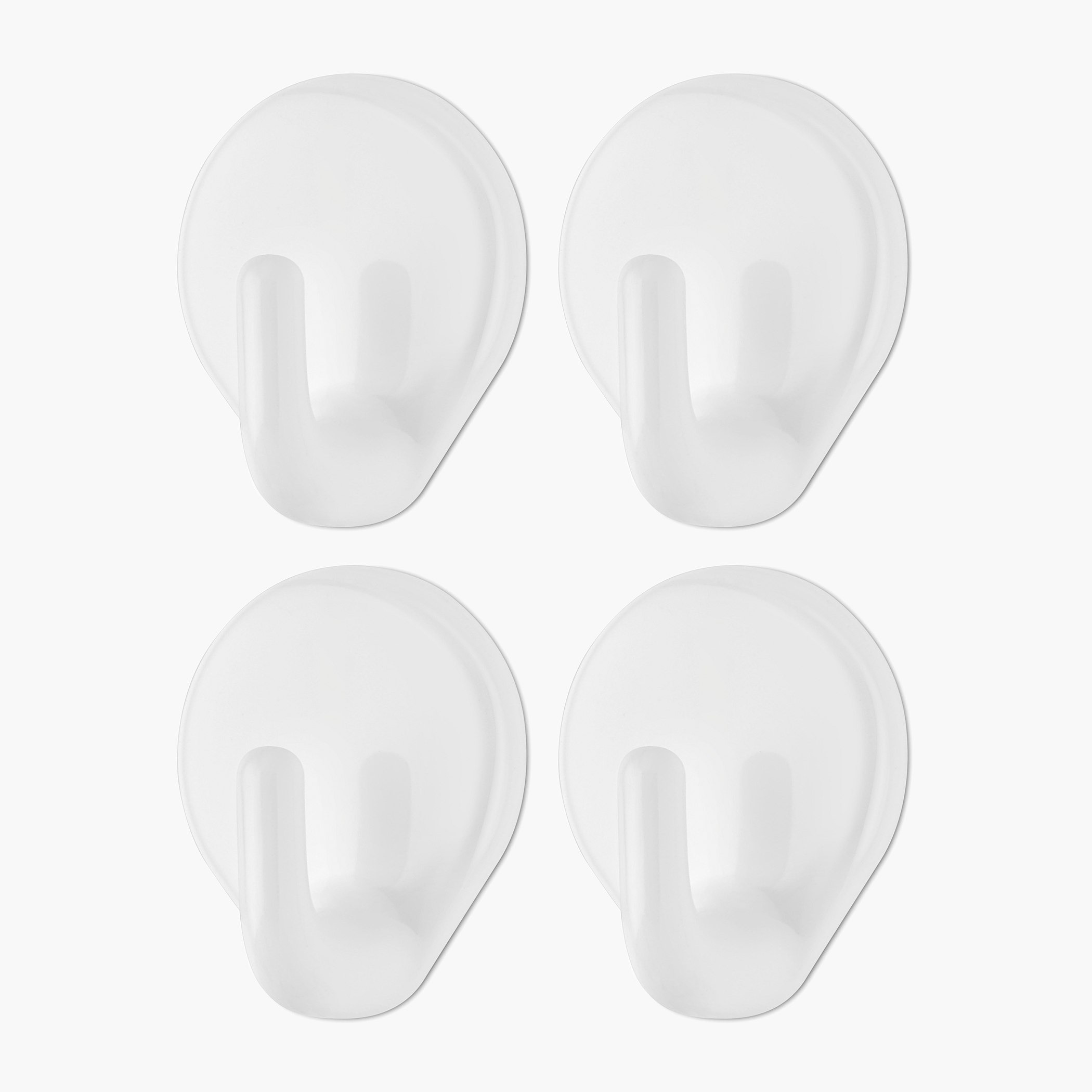 طقم خطافات لاصقة 4 قطع من ريفا - 4x3x2.5 سم-hbxhomeware-hbxbathroom-image-2