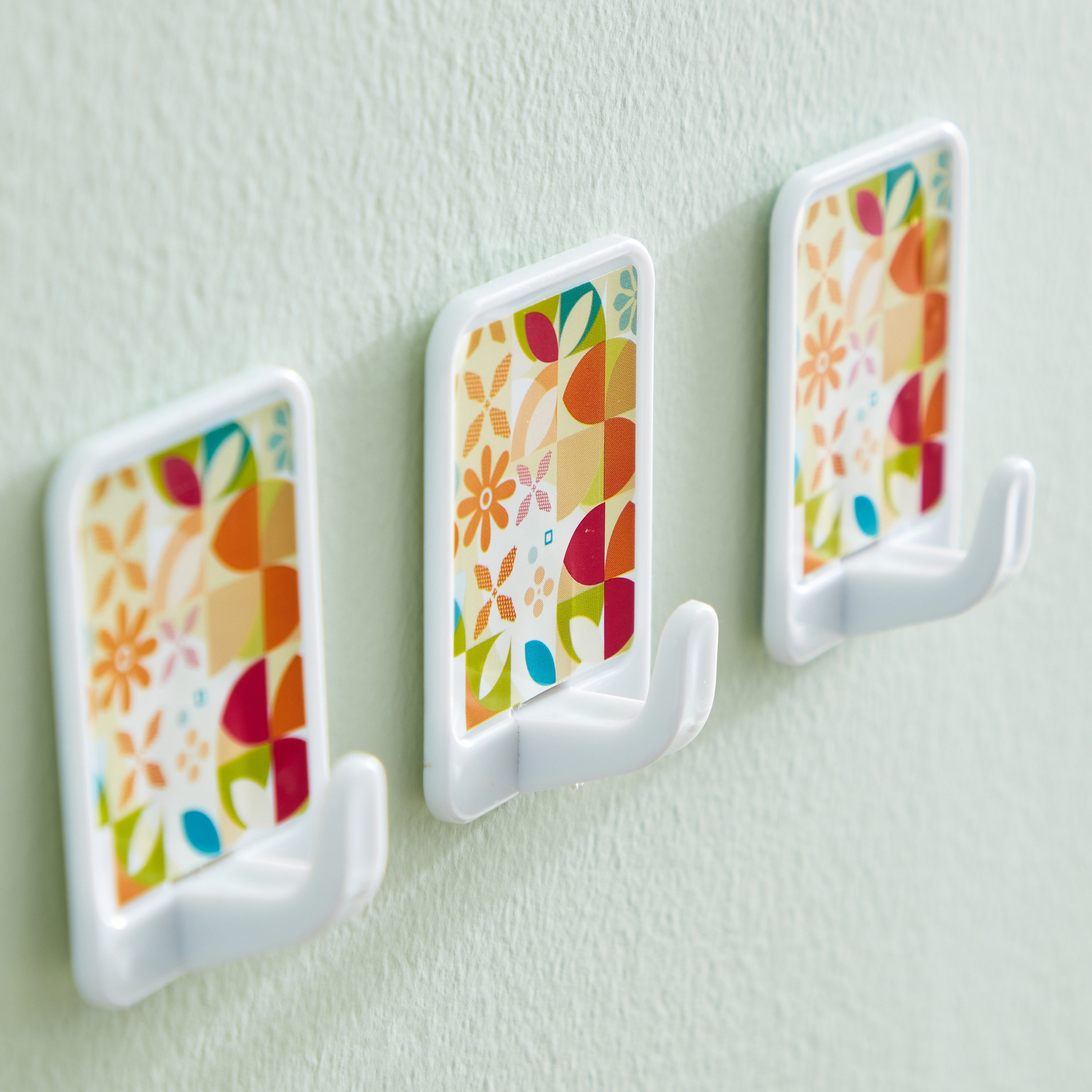 طقم علّاقات لاصقة 4 قطع من ريفا - 4x3x2.5 سم-hbxhomeware-hbxbathroom-image-3