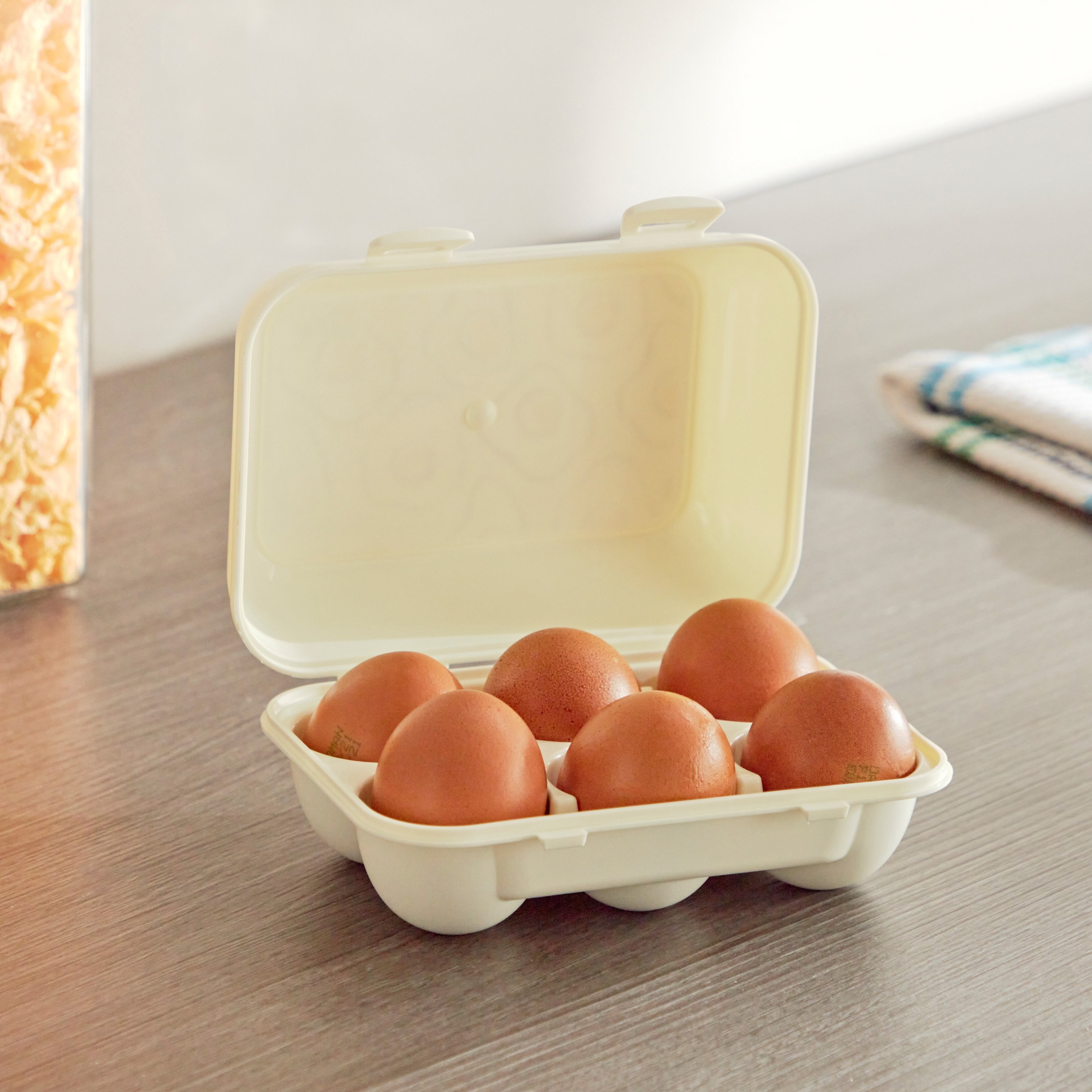 صندوق تخزين بيض بـ6 فتحات من ريفا - 15.5x11.5x7 سم-hbxkitchen-kitchenware-kitchenaccessories-image-2