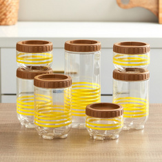 Spectra 7-Piece Stack and Store Jar Set
