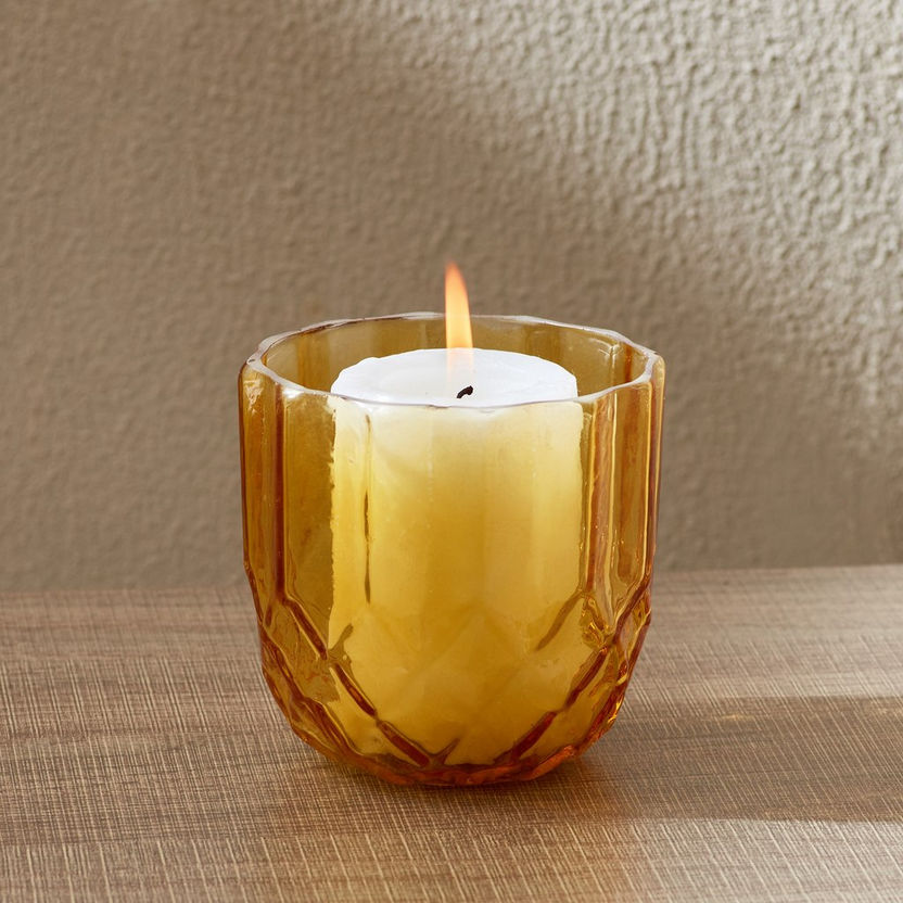 Ace Glass Candleholder - 10x10x10 cm-Candle Holders-image-0