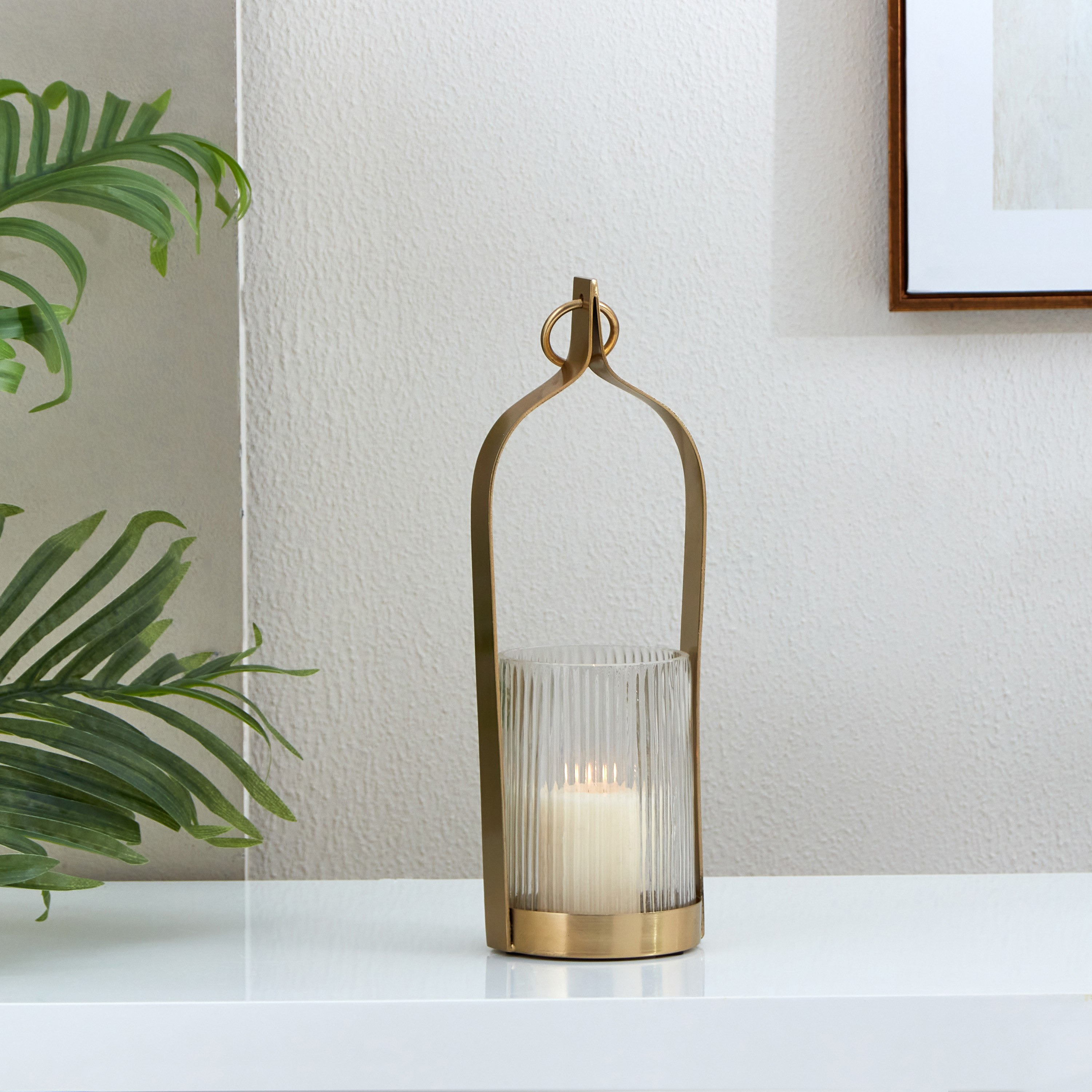فانوس من ايس - 11x11x35 سم-hbxdecorandfurnishings-homeaccessories-lanterns-image-1