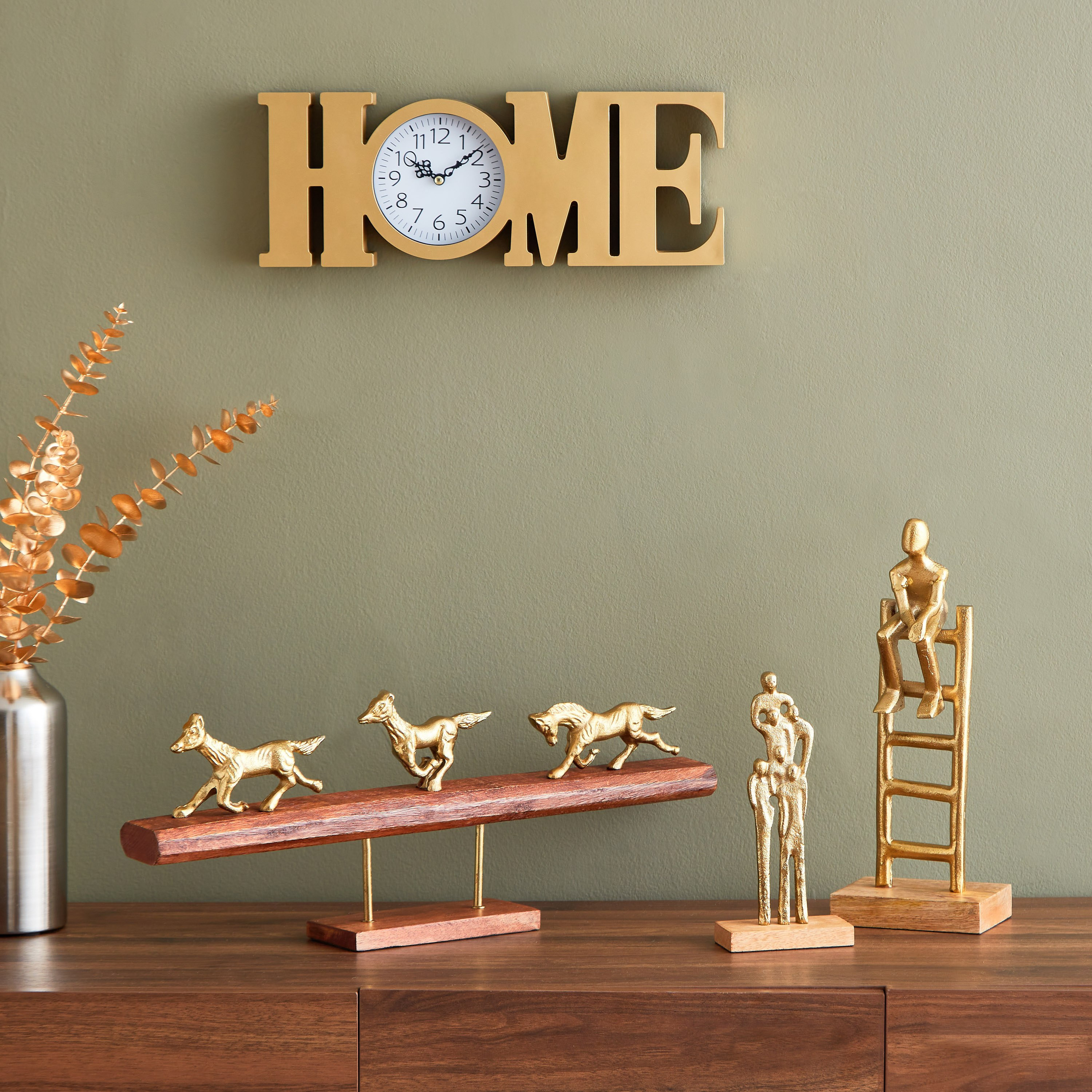 منحوتة معدنية بتصميم الأسرة من أيس - 10x5x25 سم-hbxhomeware-homedecor-figurinesandornaments-image-5