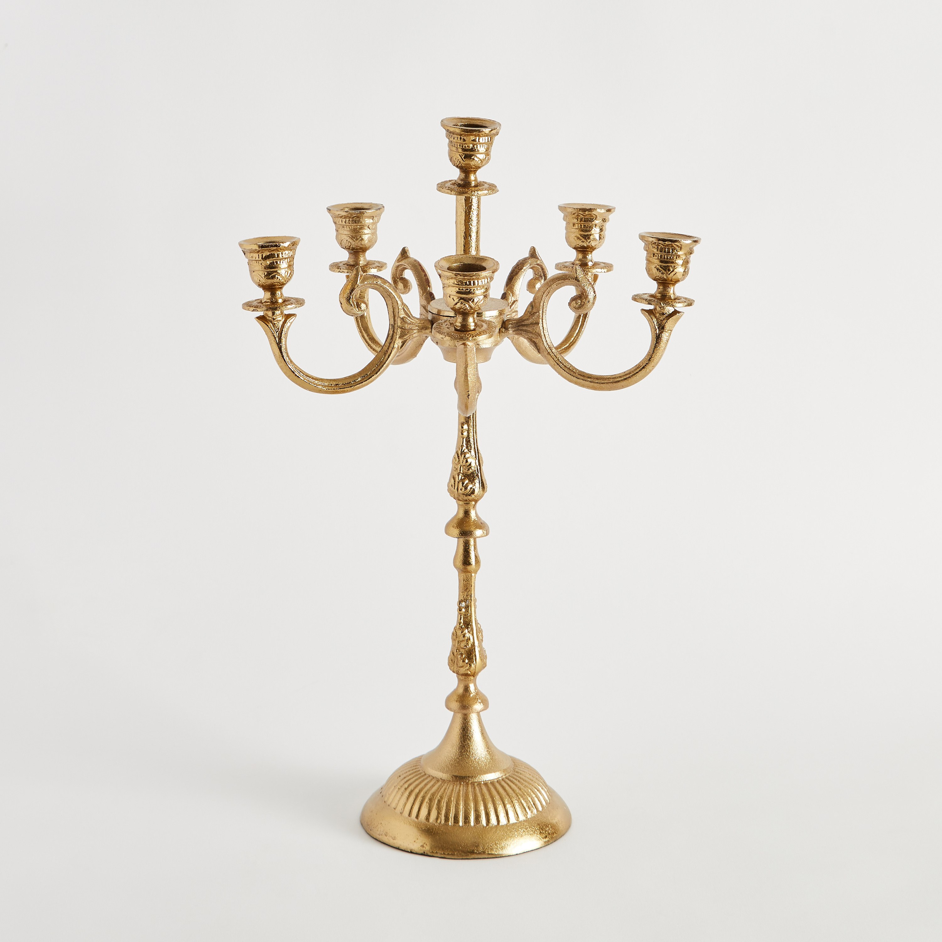 حامل شموع معدني متعدد الأذرع من أيس - 35x35x62 سم-hbxlivingroom-decorandaccessories-candleholders-image-6